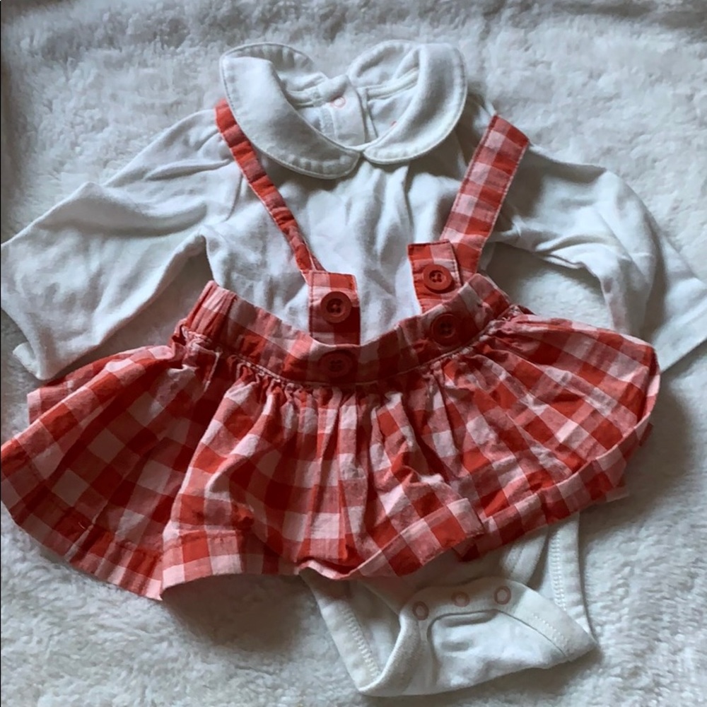 White & Orange outfit